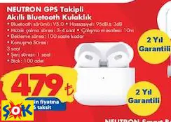 NEUTRON GPS TAKİPLİ AKILLI BLUETOOTH KULAKLIK NEUTRON GPS TAKİPLİ AKILLI BLUETOOTH KULAKLIK
